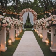 Outdoor Garden Ceremony Setup